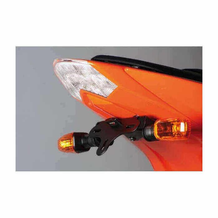 KAWASAKI Z750 R-07/12 / Z1000 07/09 - SUPPORT DE PLAQUE R&G Racing- LP0048BK