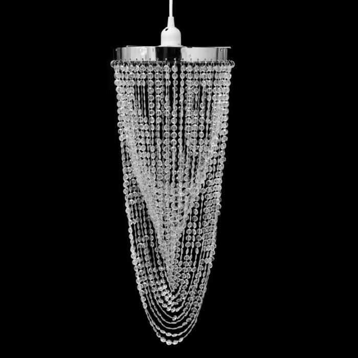 Luxueux Magnifique-Lustre suspendu Crystal Moderne Plafonnier Lumière pour Chambre à Coucher, Couloir, Salon 22 x 58 cm