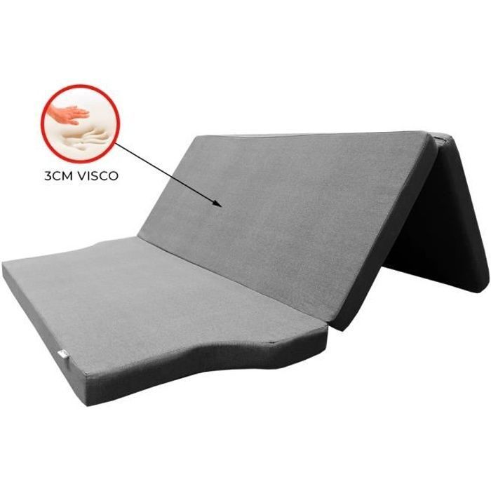 K´Foam Store Matelas Pliable avec Campeur en Viscoélastique pour Citroën SpaceTourer, Peugeot Traveller, Toyota Proace Verso et Opel