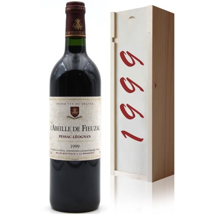 Coffret L Abeille de Fieuzal 1999 - Rouge - 75cl - AOC Pessac-Léognan