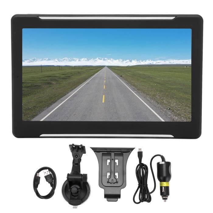 Dioche Navigateur de voiture Navigation GPS Écran haute définition 7 pouces 8 Go 256 Mo Universel pour voiture son autoradio