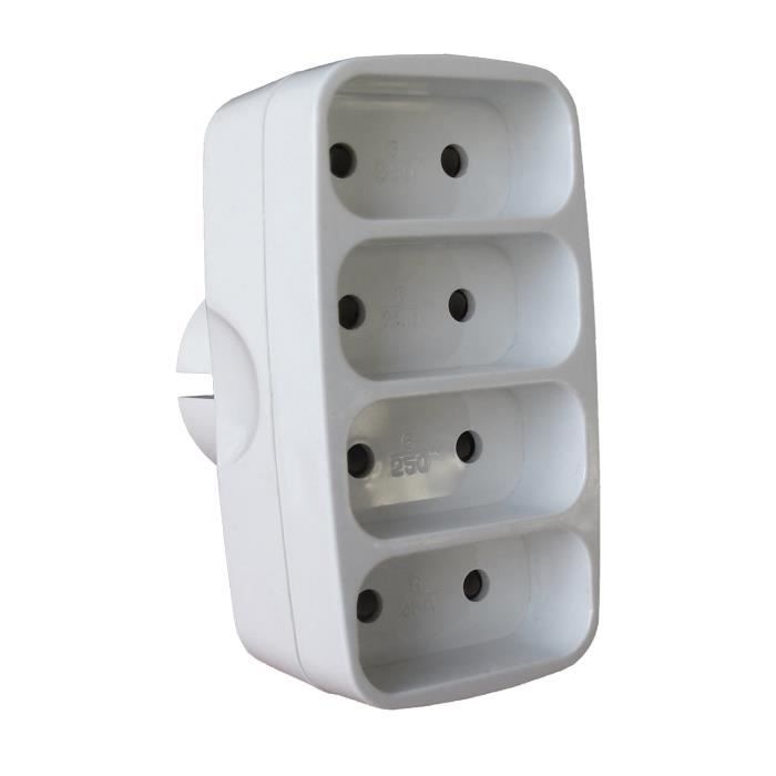 ZENITECH Quadriplite façade 6A blanc