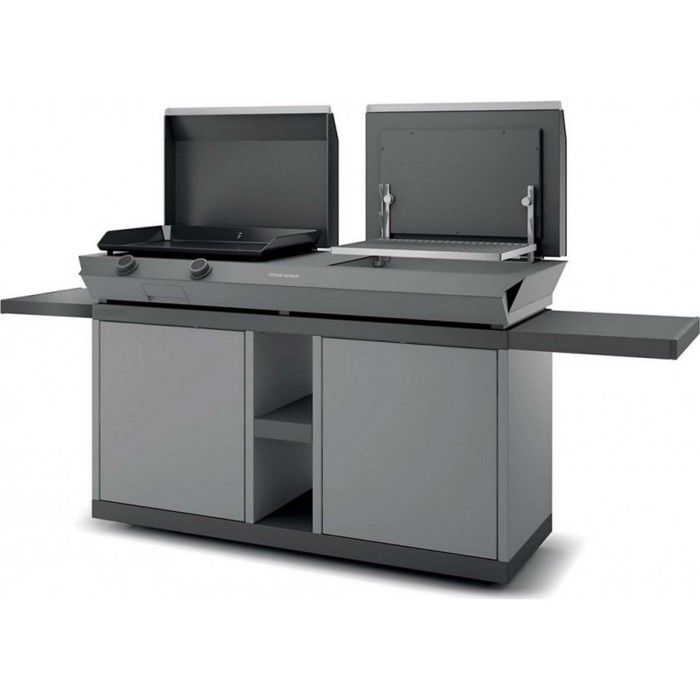 Table roulante pour plancha Forge Adour COMBI NG