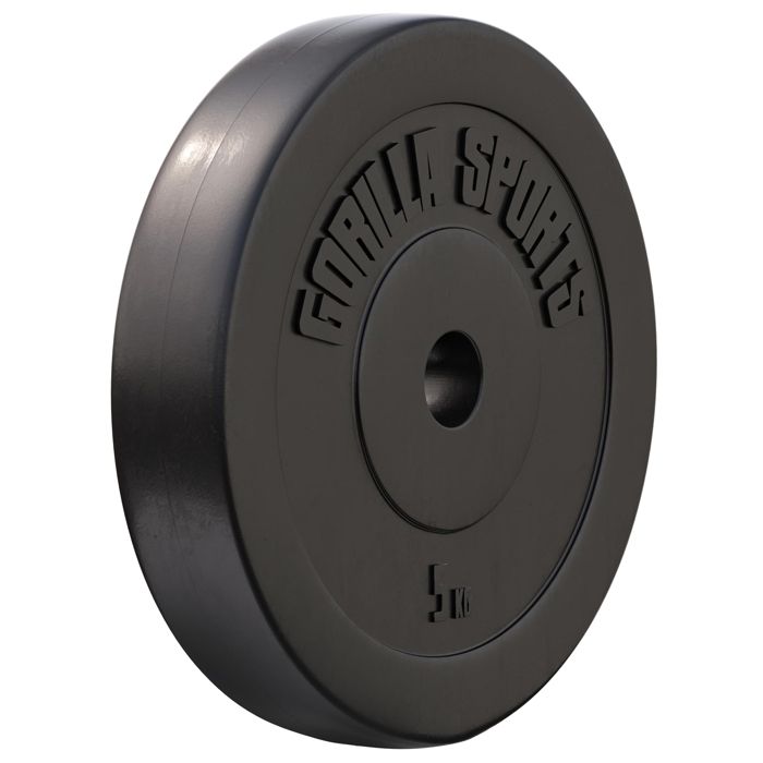 1x disque en plastique 5 kg, Ø 31mm d'alésage