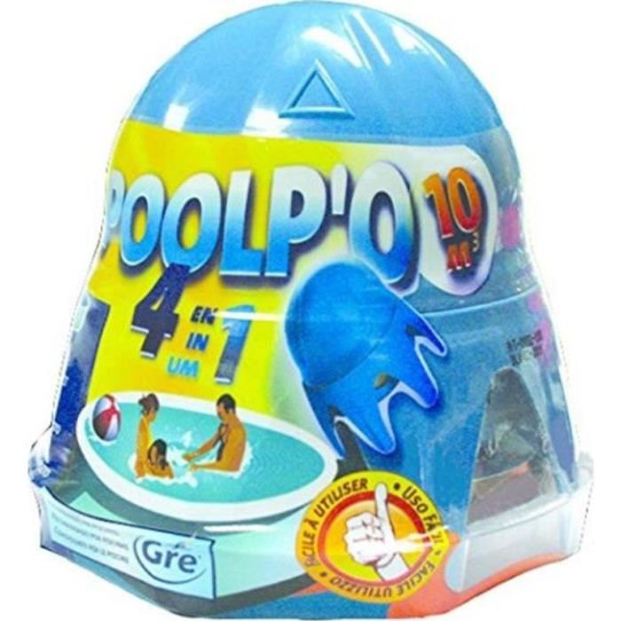 Traitement Mensuel eau de piscine Entretien 4en1 POOLP'O Piscines avec ou sans filtration Spa