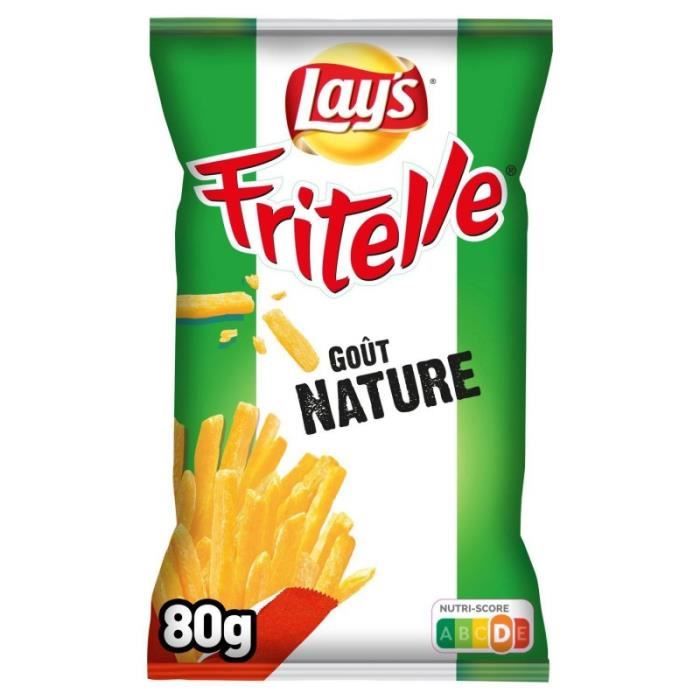 LAY'S - Fritelle Nature 80G - Lot De 4