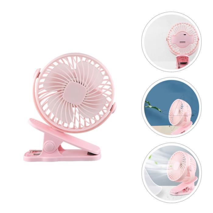 1 Ensemble Clip sur Ventilateur d'Été rechargeable portable de ventilateur d'appoint confort conducteur passager