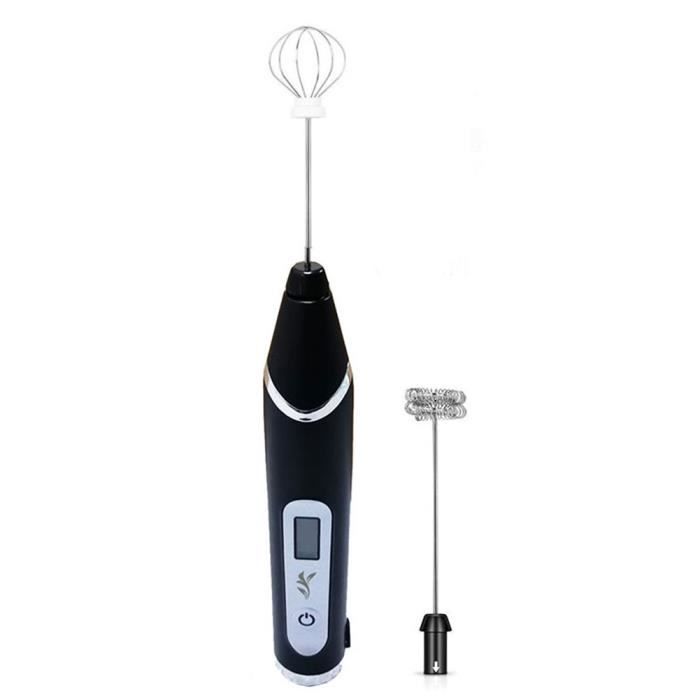 Batteur électrique - Mini Fouet électrique Mousseur à lait Charge USB 3-vitesses