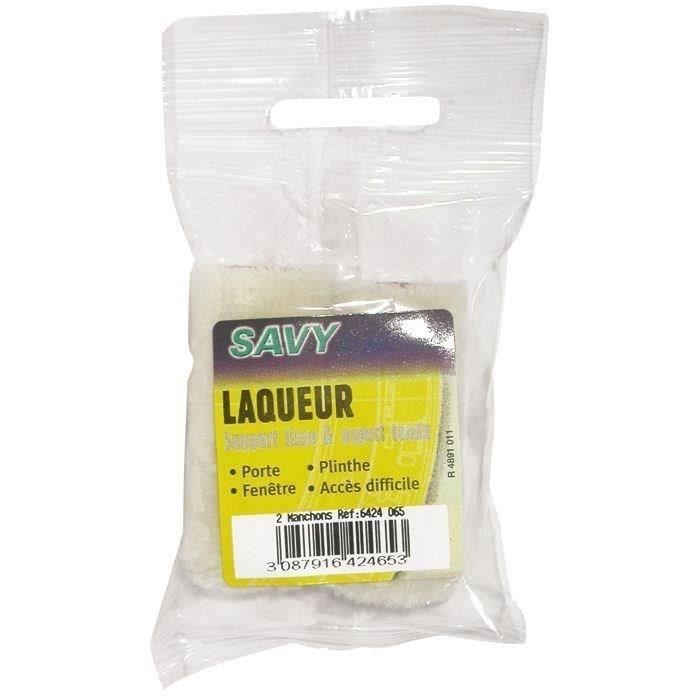 Manchon laqueur velours mini - lot de 2 - 65 mm