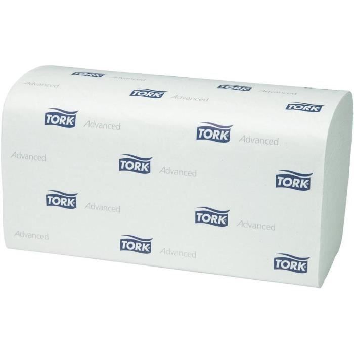 Essuie main pliés en ZigZag 230 mm x 250 mm Tor…