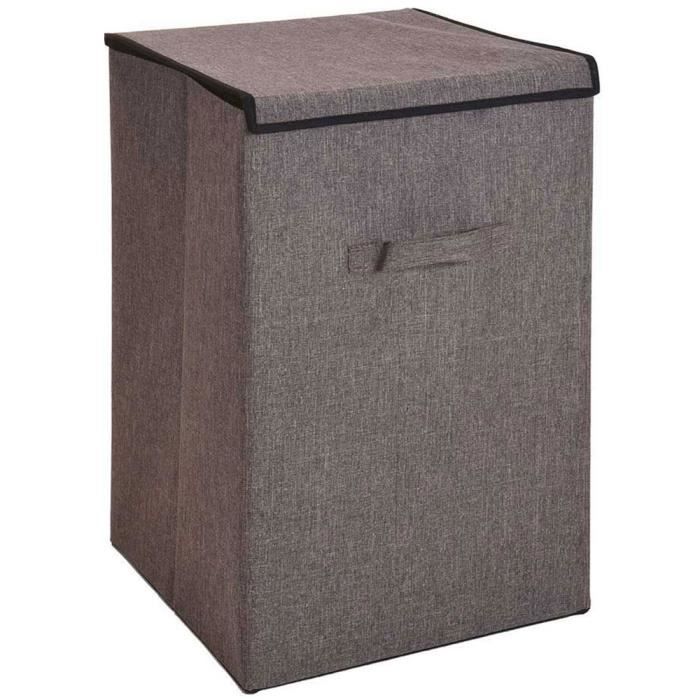 Panier à Linge Pliable - Taupe