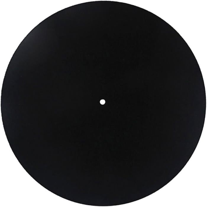 Slipmat Tapis Tourne-disque En Caoutchouc 30,5 Cm - Améliore La Qualité Sonore - Design Waves Of Sound