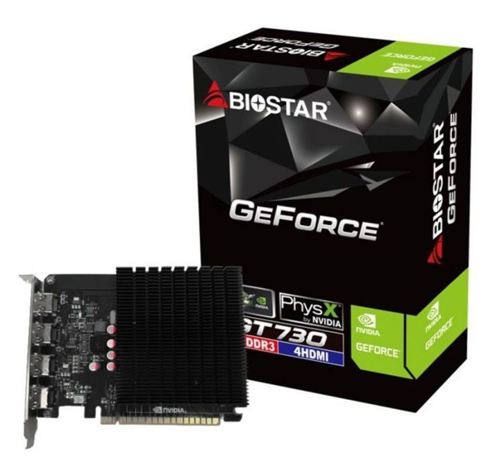 Carte Graphique Biostar VN7313TG46 GeForce GT 730 – 4 Go GDDR3 - vue 4