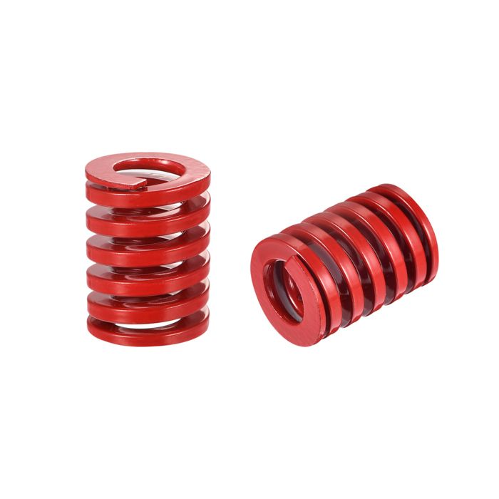 sourcing map Die Spring, 20mm OD 60mm Lungo 2pcs Spirale Stampaggio Leggero carico di compressione Die Springs per stampante 3D Parte Elettrica, Giallo