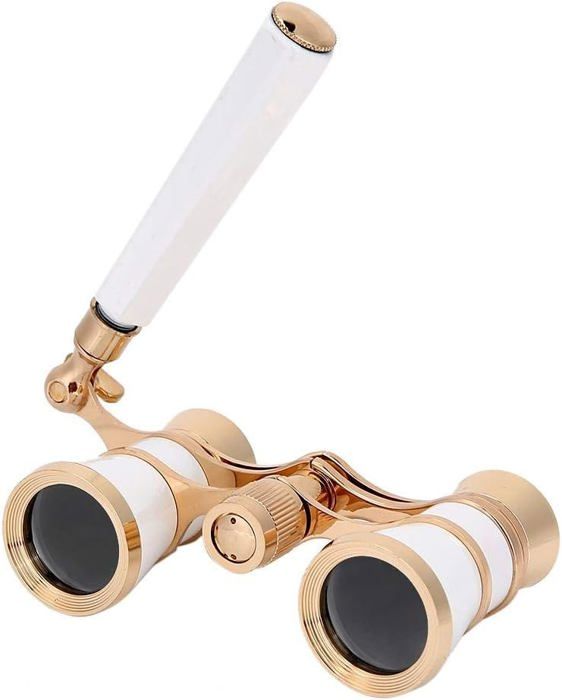 Jumelles De Théâtre 3x25 – Lunettes D'opéra Rouges Avec Poignée – Pour Spectacles, Concerts, Musées – Design élégant Et Portable - 6