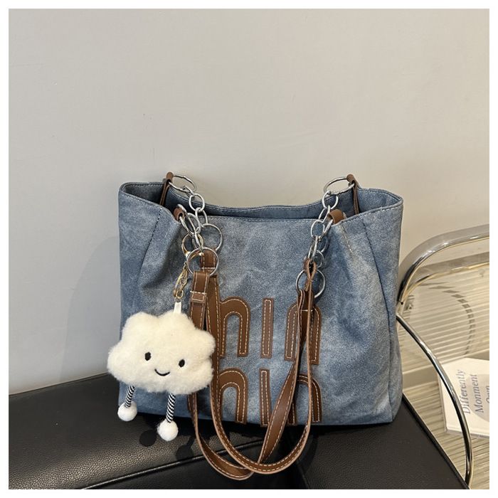 Bandoulière Cuir Bleu Cerise Sac A Main Sac à Main Et Sac à