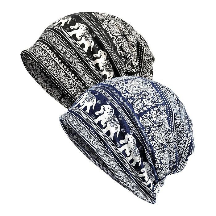 Comparer les prix de Femmes Chapeau de Chimio Coton Bonnet Chapeau Turban Couvre-Chef Head Wraps