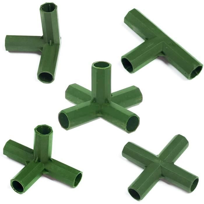 Lot De 9 Connecteurs De Cerf-Volant – Droits, Inclinés, Trois Voies – Plastique Durable – Réparation & Assemblage