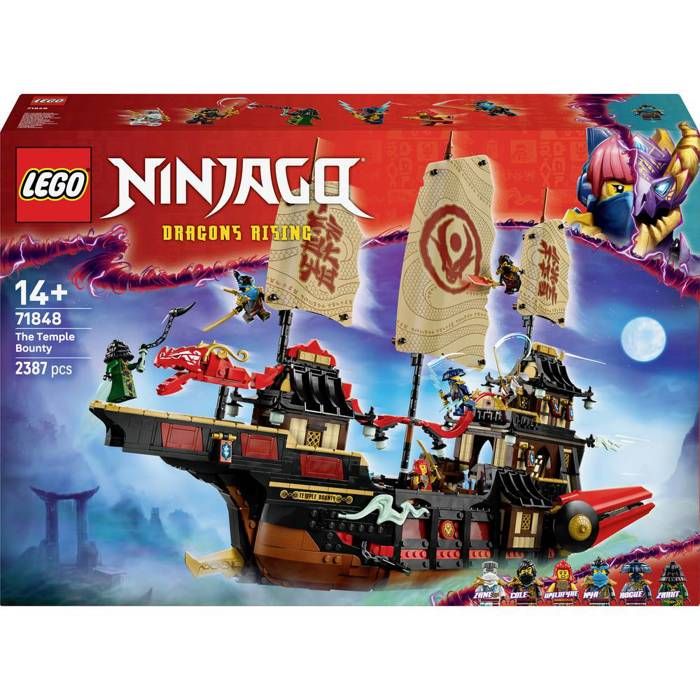 Bateau-jouet - LEGO NINJAGO - 71848 - Noir - 14 ans et plus - Modèle à monter soi-même