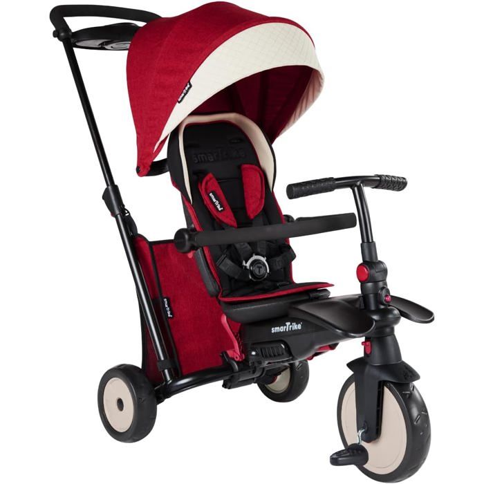 Trycile Bébé Evolutif Smartrike- STR3 Plusieurs Étapes 6 En 1 Tricycle Pliable Enfant Avec Porteur Bebe