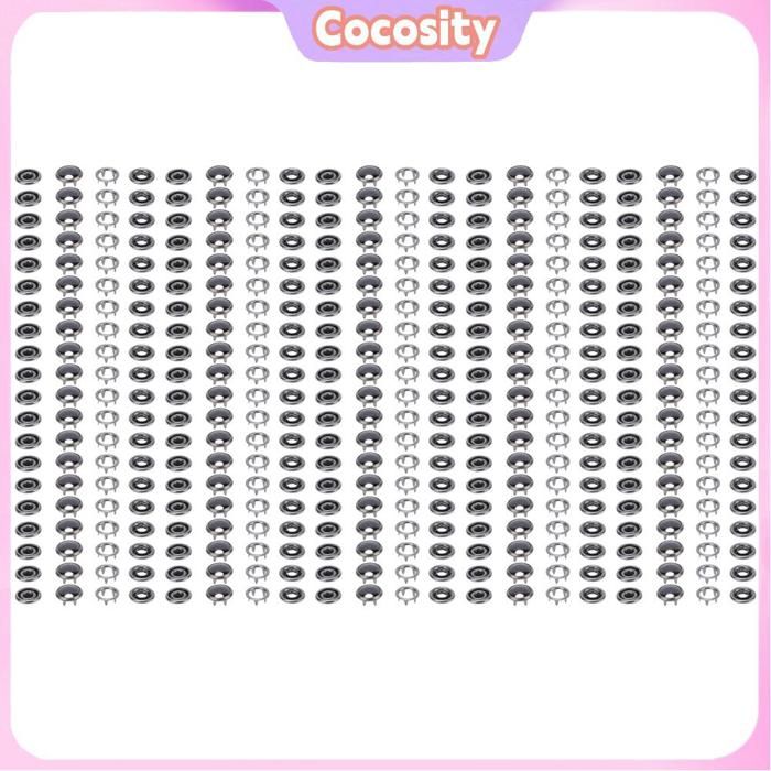 Lot de 10 boutons pression Aigle en acier - 15mm | Deco Cuir Lot de 10 boutons pression Aigle en acier - 15mm | Deco Cuir