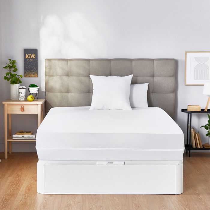 Housse de matelas anti-punaises - PIKOLIN HOME - 140x196 cm - Fermeture hermétique - Imperméable - Respirante