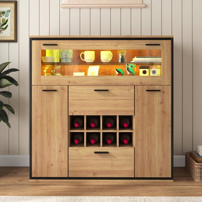 Sweiko Buffet eois, Bar Moderne avec Portes pour Une de Buffet ...