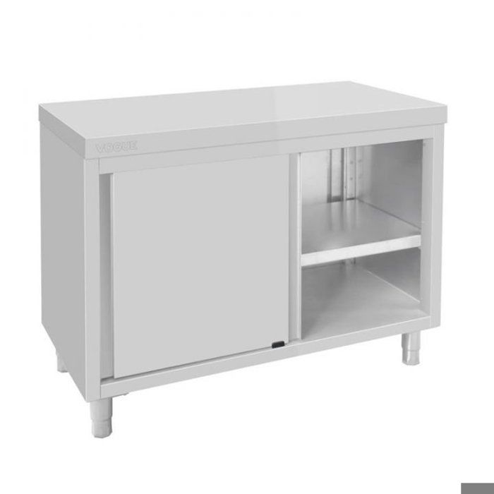 Armoire sur pieds inox (L)1200 x (P)600 x (H)900 mm