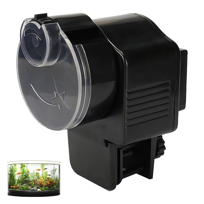 Distributeur automatique de nourriture pour poissons : 60 ml distributeur automatique de nourriture