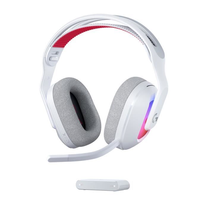 Casque gamer - sans fil - Logitech G - Astro A20 X - Lightspeed - Blanc
