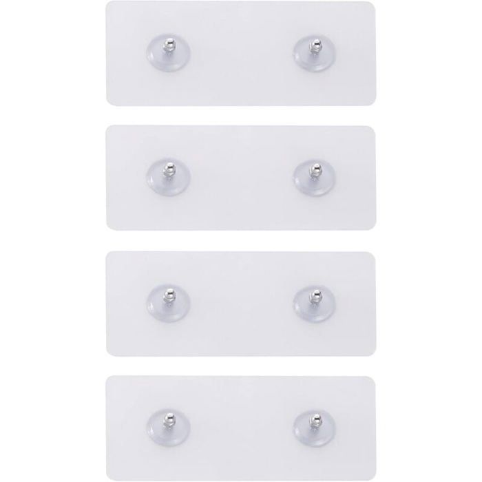 DRE-4 PiècesAdhésif sans Perçage Adhesive Accessoire Salle de Bain pour Étagère de Douche dangle Montage Mural Adhésives de R