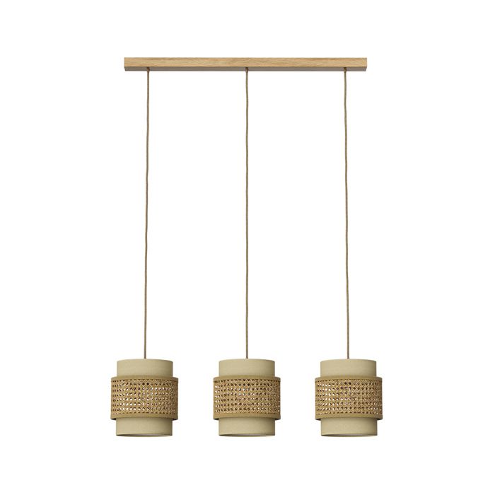 3er lampe à suspendre Morten 70x120cm Crème Vicco 52017 3er lampe à suspendre Morten 70x120cm Crème Vicco 52017