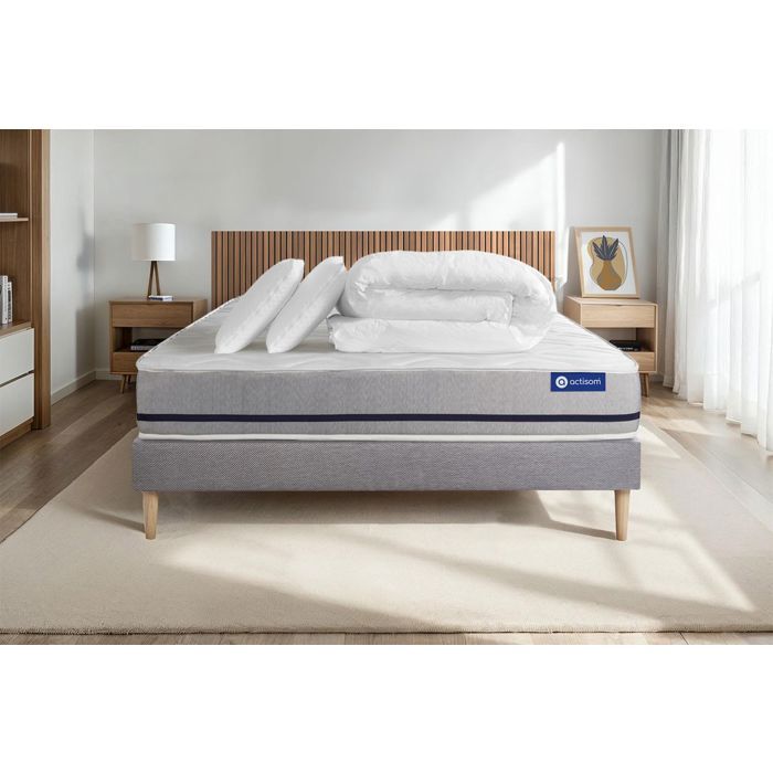 Lit Complet Sommier Matelas 160x200