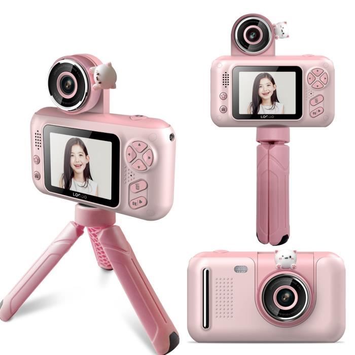 Rose Standard-Appareil photo pour enfants avec objectif rabattable, appareil  photo numérique HD pour enfants - Cdiscount Jeux - Jouets