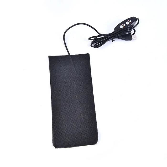 USB 5V Tapis Chauffant en Fibre de Carbone, Couverture Chaude de Ta