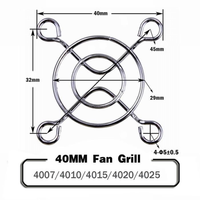 PATIKIL Lot de 5 grilles de ventilation de 80 mm avec vis, cadre en plastique ABS anti-poussière pour ordinateur PC, noir PATIKIL Lot de 5 grilles de ventilation de 80 mm avec vis, cadre en plastique ABS anti-poussière pour ordinateur PC, noir