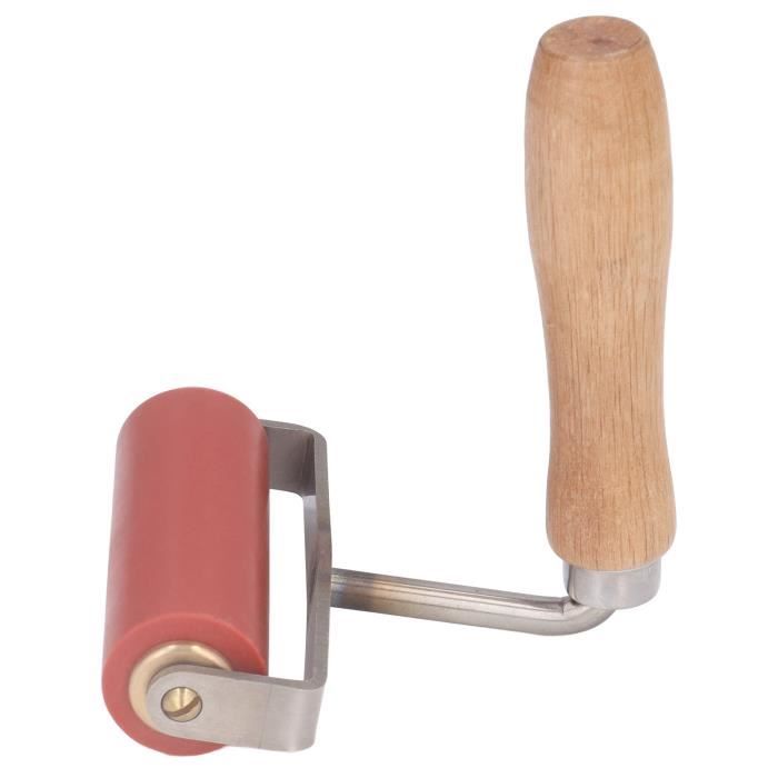 Belvanr Rouleau De Pression à Main 2 Pièces Presseur En Silicone Rouleau Outil De Réparation Pour Rouleau De Bruit Rouleau De Compactage Pour Papier Peint