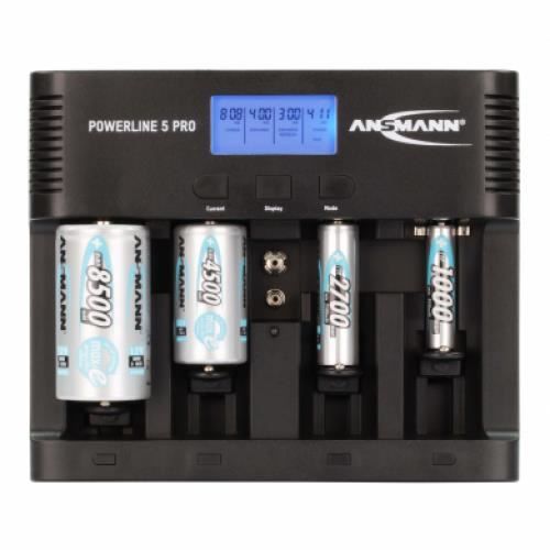 Chargeur De Piles Ansmann Comfort Smart - Pour 1 à 4 Accus NiMH AA/AAA, Technologie Perfect-7