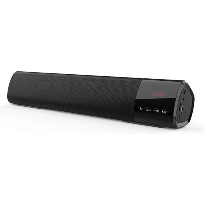 Barre De Son 2.1 160W Avec Caisson De Basse - Bluetooth, HDMI, Pour TV, Noire
