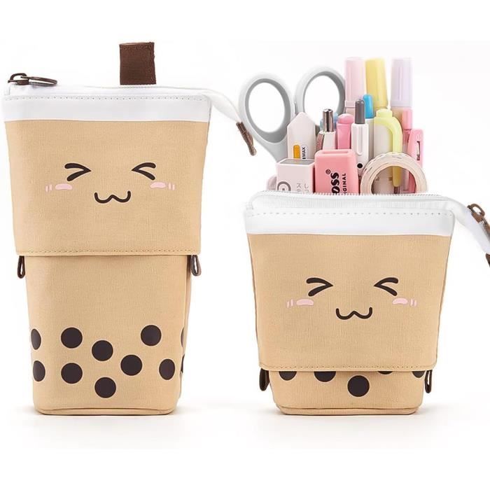 POT A CRAYON,4--trousse scolaire kawaii fille ecole pencil case