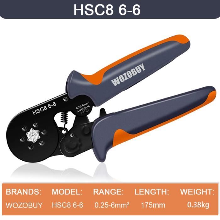 Pince à Sertir - AIHONTAI - HSC8 6-6 - Multifonctionnelle - Dénudage