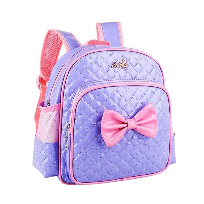 Bebe Fille Enfants Bowknot Imprimer Sac A Dos Ecole Sacs De Mode Sac A Bandouliere Violet Xyypp 109 Violet Cdiscount Bagagerie Maroquinerie