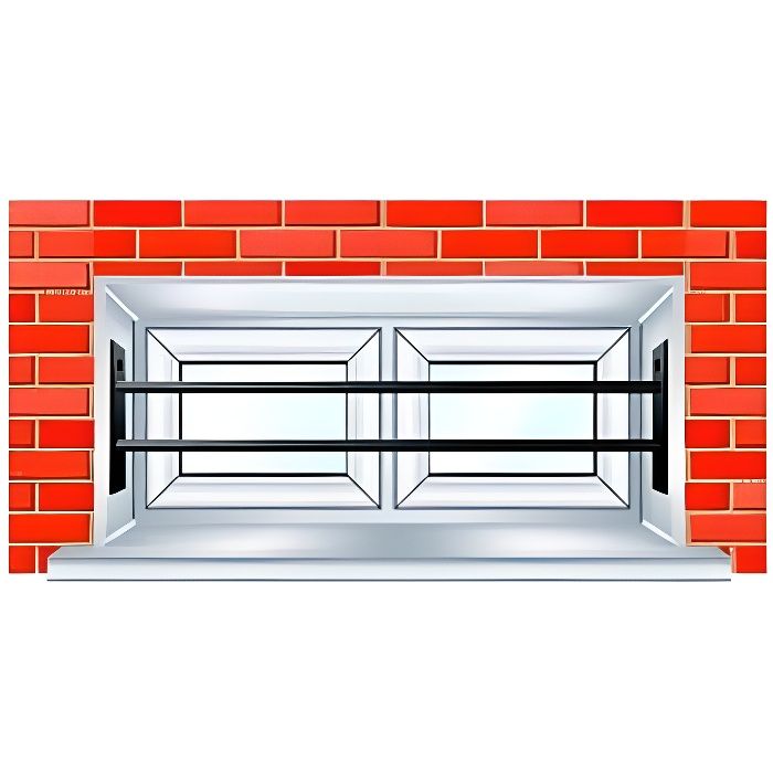 Lot De 2 Barreaux Télescopiques, L.99 à 188 Cm MOTTEZ | Leroy Merlin