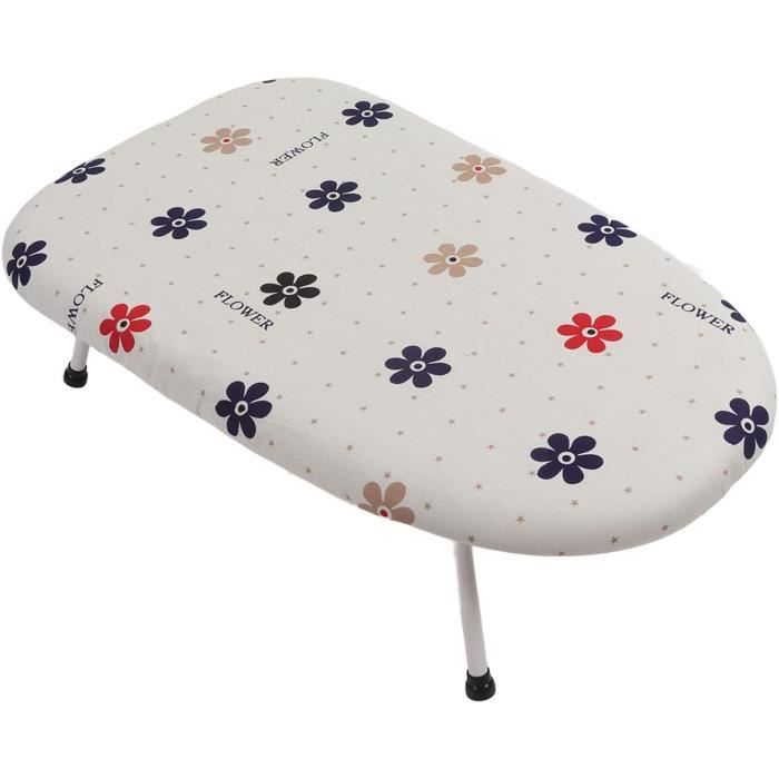 Cikonielf Mini Planche à Repasser Pliable Pivoine - Pour Cols, Manches Et Voyages