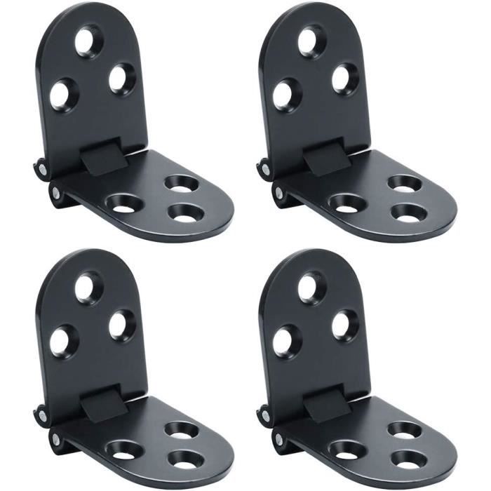 Argent - Charnières de Table pliante à 270 degrés, 2 pièces