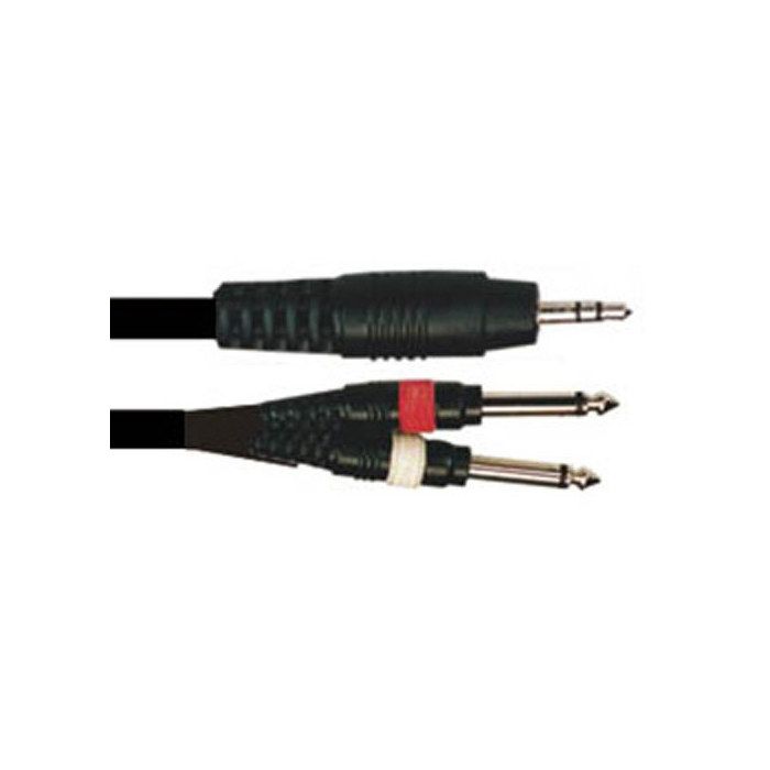 Câble Audio Mono 2,5 Mm Mâle Vers 2,5 Mm - Longueur 3 Mètres - Pour Connexions Audio - 8