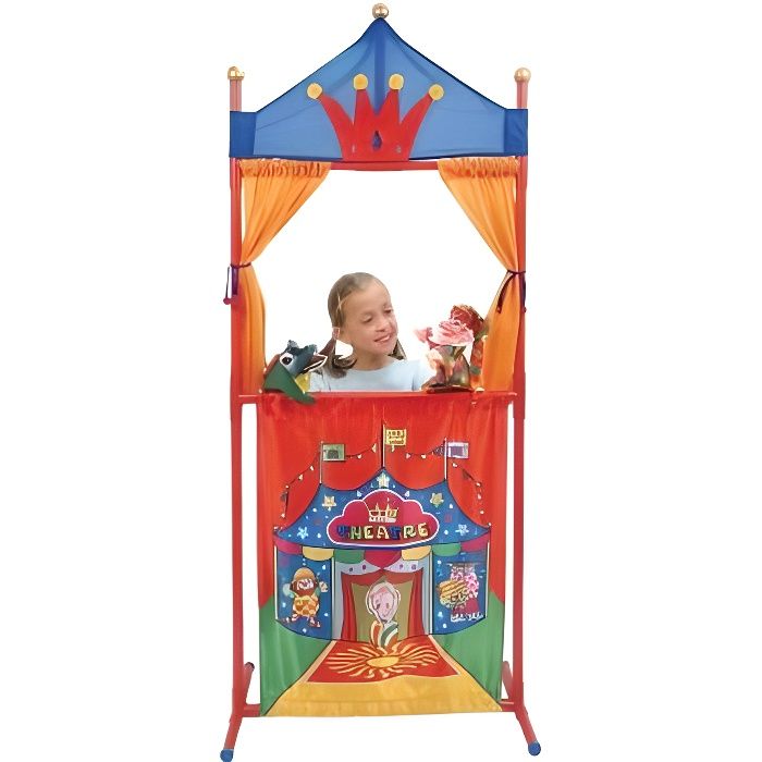 Théâtre de enfant Plastique/Tissu Décor Cirque Rouge
