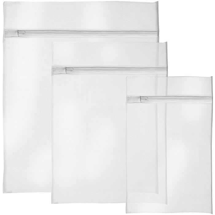 Sacs De Lavage Pour Machine à Laver - Housse Protectrice Anti-Frottement Avec Fermeture Éclair - Pour Chaussures Et Linge Délicat - 8