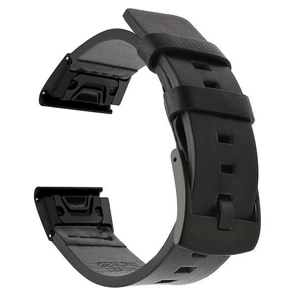 Bracelet de montre en cuir pour Fenix 5-5X Plus-6-6X Pro-MK1-935, 22 , à  montage rapide et facile 4 For Garmin 5 6 Pro -CZ8212 , - Achat/vente  bracelet de montre Cuir - Cdiscount
