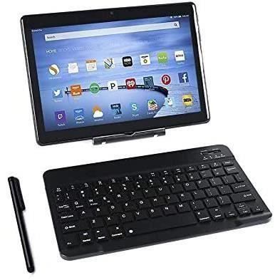 Tablette Tactile Ecran 10 Pouces, Tablet PC avec Clavier (AZERTY) Android  Smartphone Débloqué Dual SIM Quad Core Ordinateur Portable - Cdiscount  Informatique